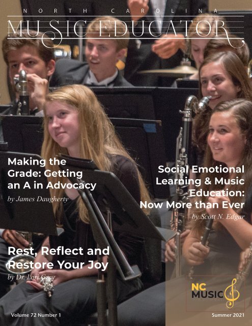 North Carolina Music Educator Journal Summer 2021