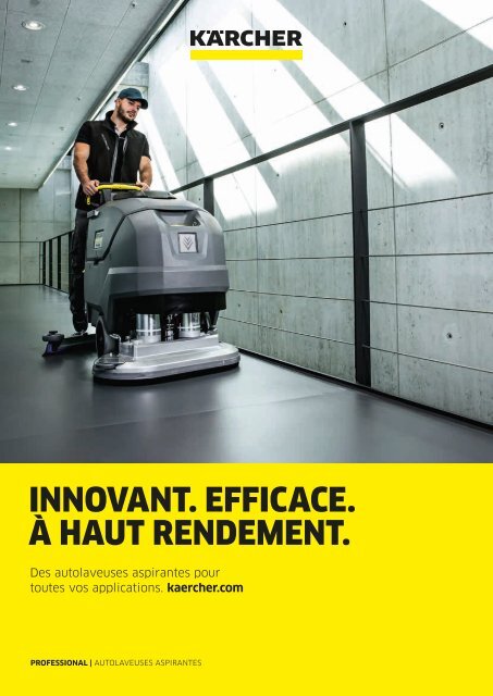 INNOVANT. EFFICACE. À HAUT RENDEMENT.