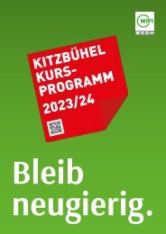 WIFI Kitzbühel Kursprogramm