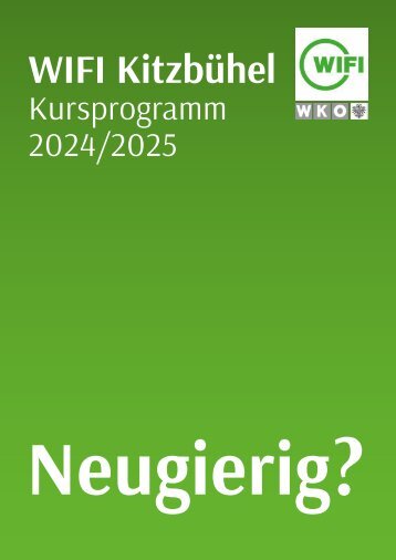 WIFI Kitzbühel Kursprogramm