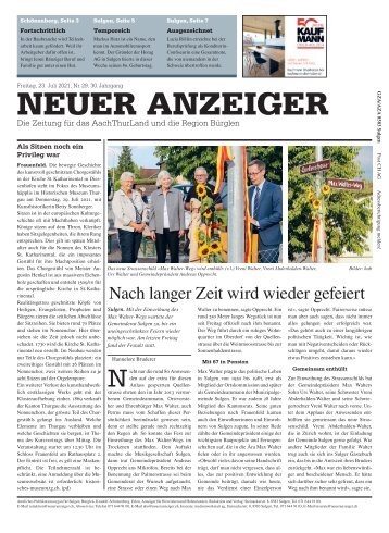 Neuer Anzeiger 23. Juli 2021