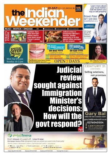 The Indian Weekender, 23 July 2021