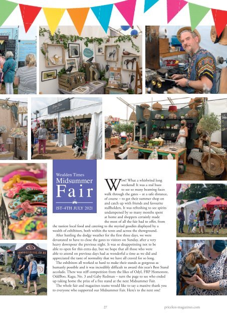 Wealden Times | WT231 | August 2021 | Adding value to your property supplement inside