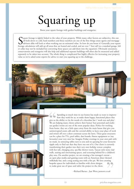 Wealden Times | WT231 | August 2021 | Adding value to your property supplement inside