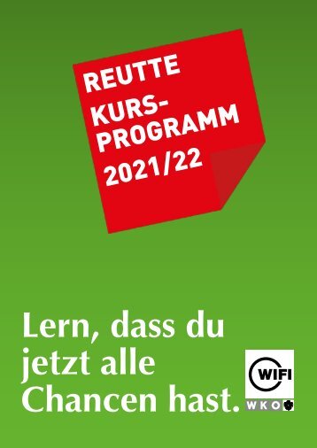WIFI Reutte Kursprogramm 2021/22