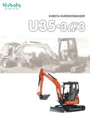 KUBOTA KURZHECKBAGGER - Esch-Technik