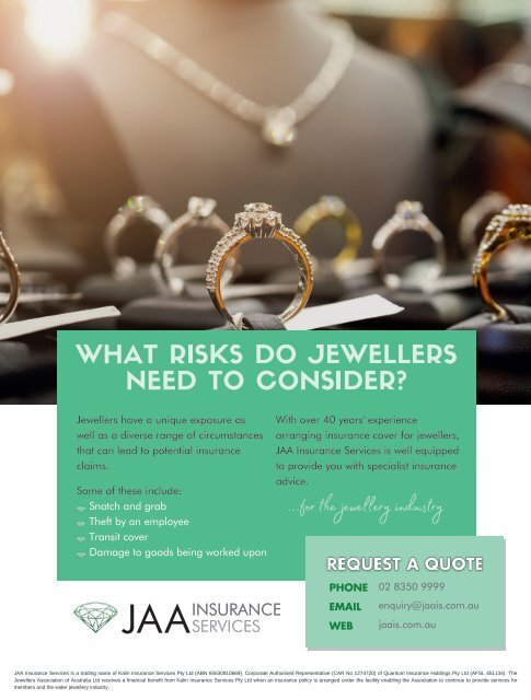 Jewellery World Magazine - August 2021