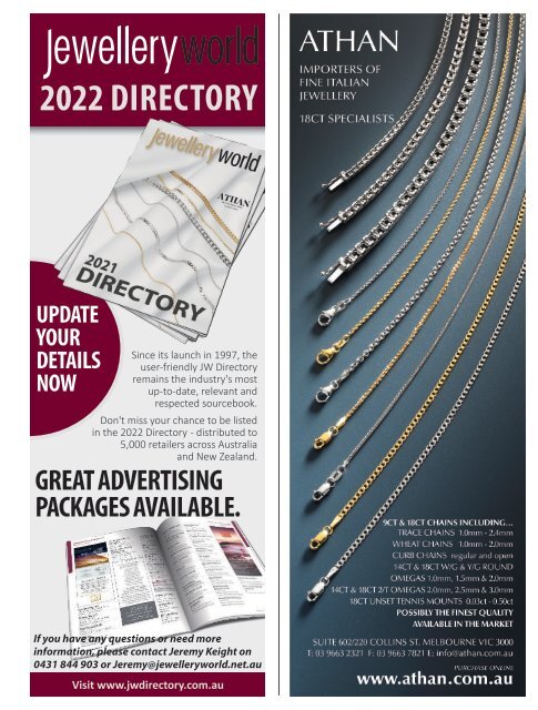 Jewellery World Magazine - August 2021