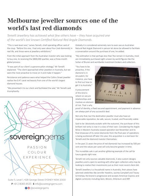 Jewellery World Magazine - August 2021