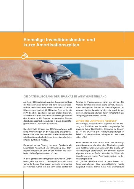 Richtfunk - bei Compart IT-Solutions GmbH