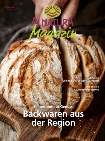 Alnatura Magazin August 2021