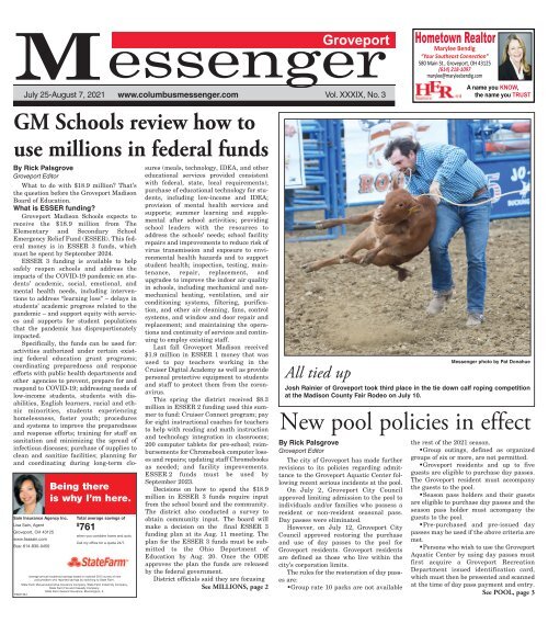 Groveport Messenger - July 25th, 2021