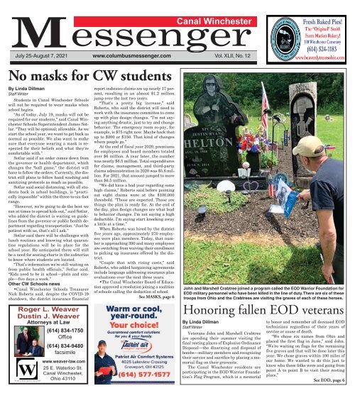 Canal Winchester Messenger - July 25th, 2021