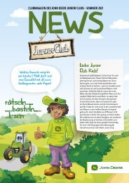 John Deere Junior Club News Sommer 2021