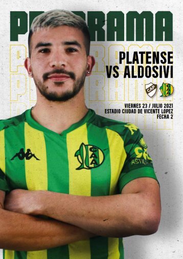 Fecha 2: Platense vs. Aldosivi 