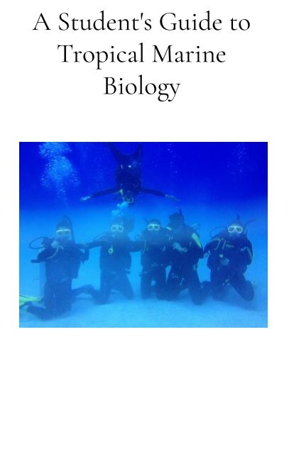 A Student's Guide to Tropical Marine Biology, 2019