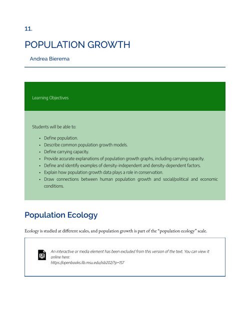 An Interactive Introduction to Organismal and Molecular Biology, 2021