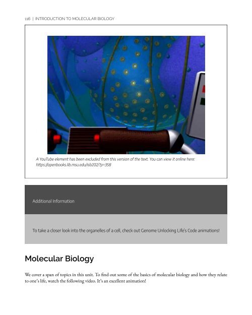 An Interactive Introduction to Organismal and Molecular Biology, 2021