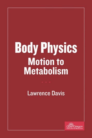 Body Physics Motion to Metabolism, 2018