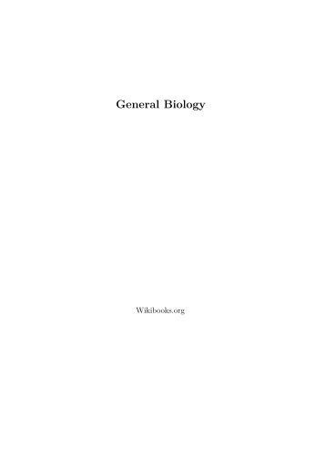 General Biology, 2015