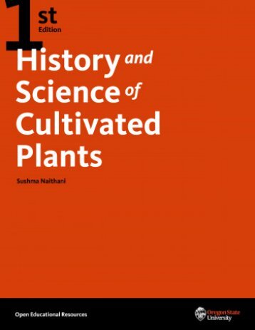 History and Science of Cultivated Plants, 2021