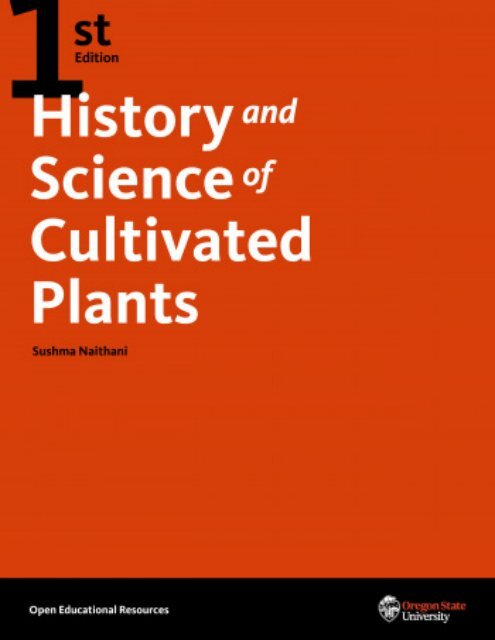 History and Science of Cultivated Plants, 2021