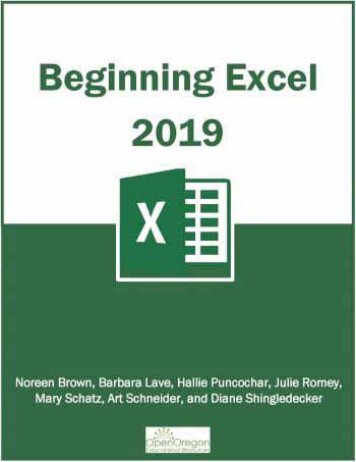 Beginning Excel 2019a
