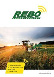 REBO Landmaschinen - Das sind wir - Imagebroschüre