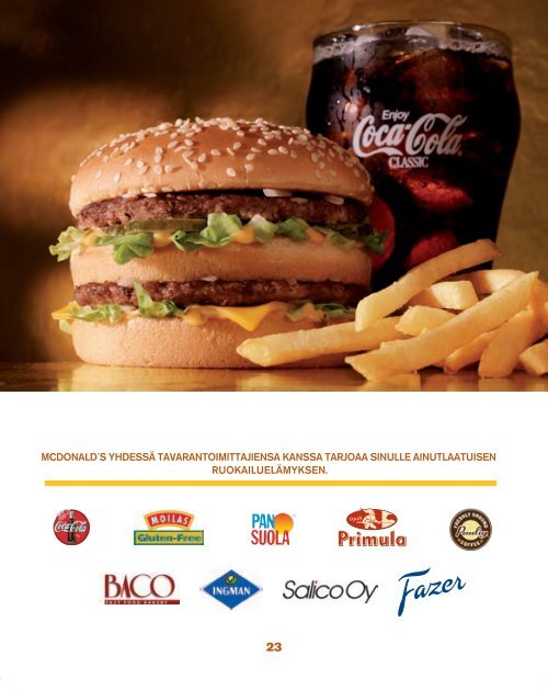 McDonald'sTM Ruokaesite - McDonald's