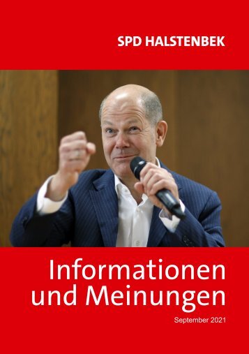 SPD Halstenbek – Informationen und Meinungen – September 2021