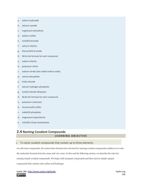 General Chemistry Principles, Patterns, and Applications, 2011