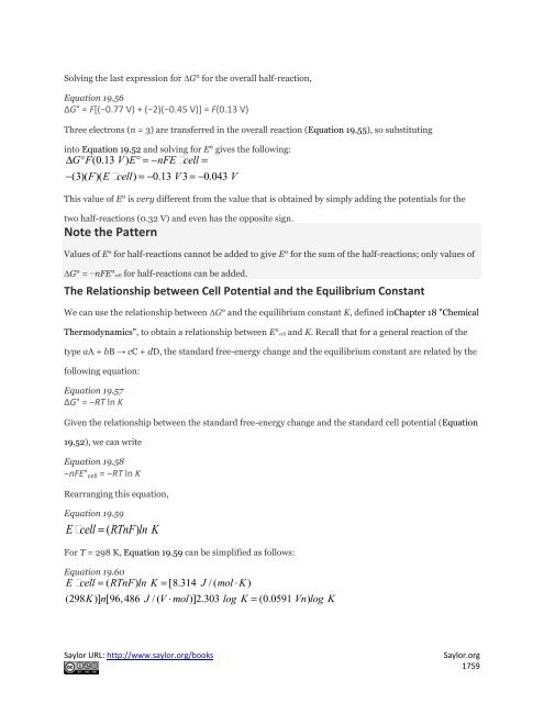 General Chemistry Principles, Patterns, and Applications, 2011