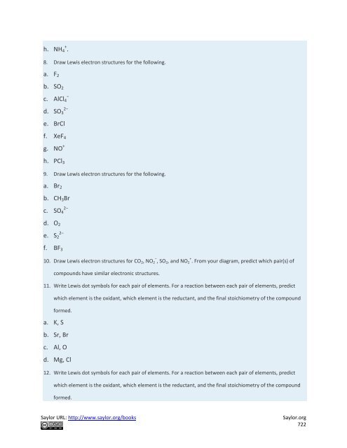 General Chemistry Principles, Patterns, and Applications, 2011