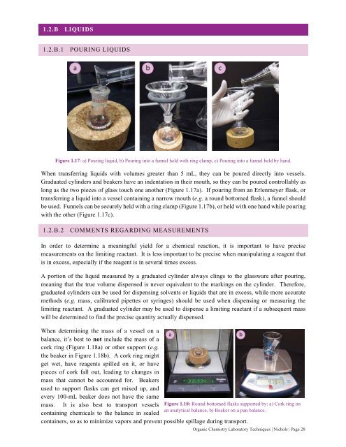 Organic Chemistry Laboratory Techniques, 2016a