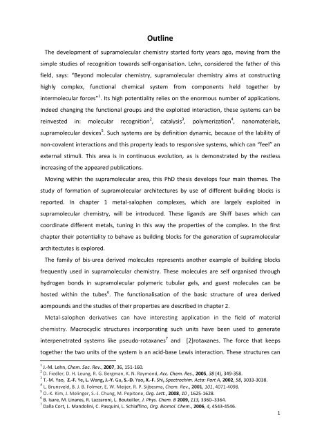 Chapter 3 Synthesis of new [2]-rotaxanes systems 3.1 ... - Padis