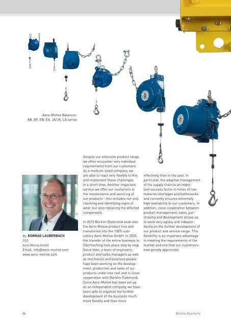 Bürklin Elektronik Quarterly # 03/2021 Englisch