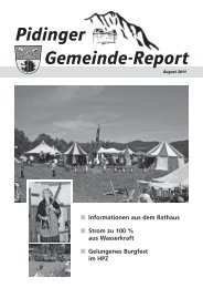 Gelungenes Burgfest im HPZ Pidinger ... - Gemeinde Piding