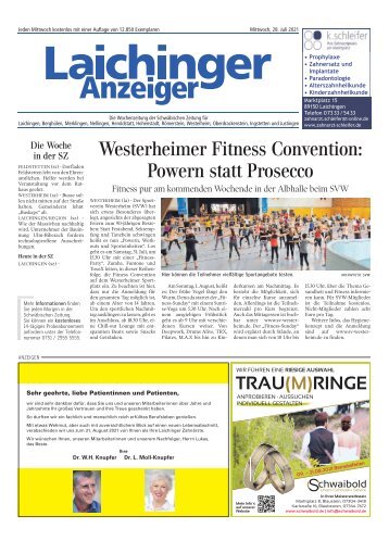 Laichinger Anzeiger 28.07.2021