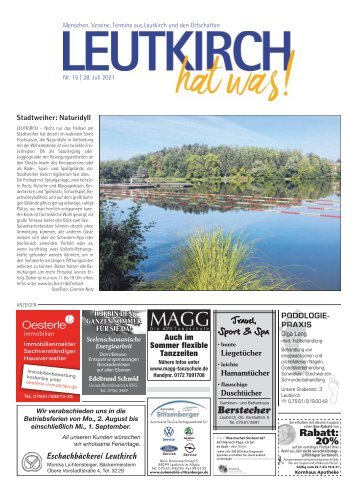 Leutkirch hat was 28.07.2021