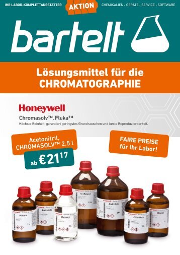 Lösungsmittel für die Chromatographie von Honeywell
