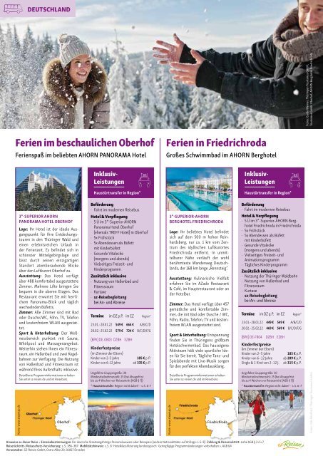 Urlaub & Wellness Reisen 2021/2022 von sz-Reisen 