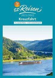 Kreuzfahrten 2021/2022 von sz-Reisen – Flusskreuzfahrten und Hochseekreuzfahrten