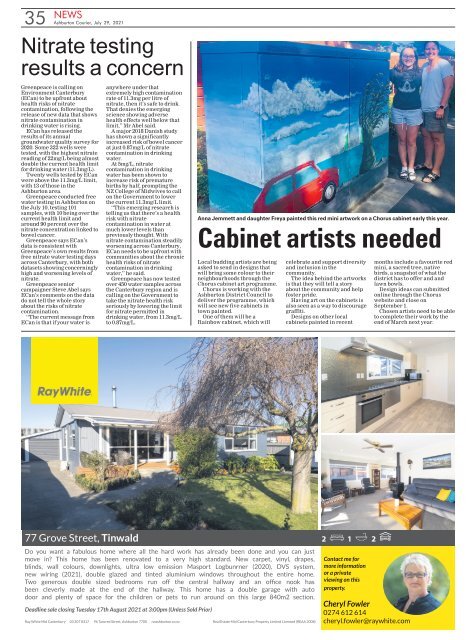 Ashburton Courier: July 29, 2021