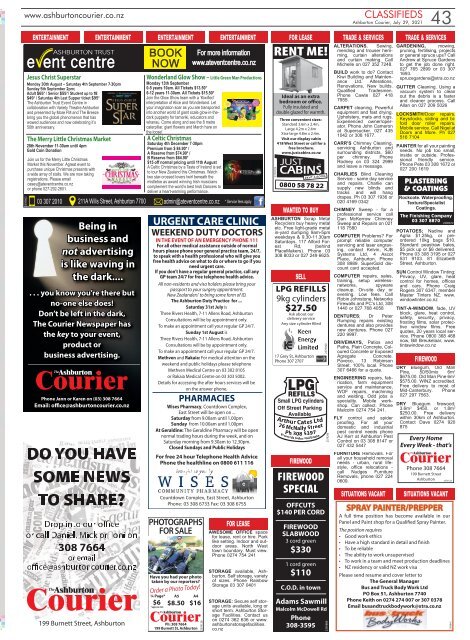 Ashburton Courier: July 29, 2021