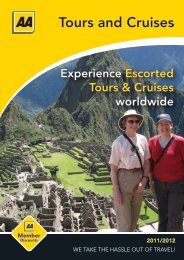 Experience Escorted Tours & Cruises worldwide