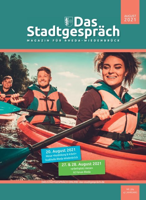 Das Stadtgespräch Ausgabe August 2021 auf Mein Rheda-Wiedenbrück