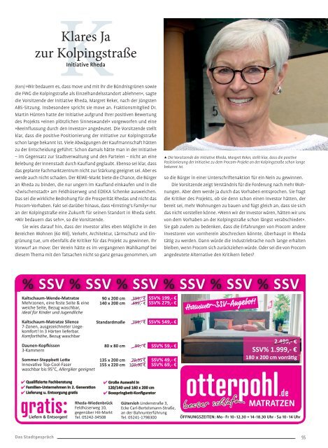 Das Stadtgespräch Ausgabe August 2021 auf Mein Rheda-Wiedenbrück