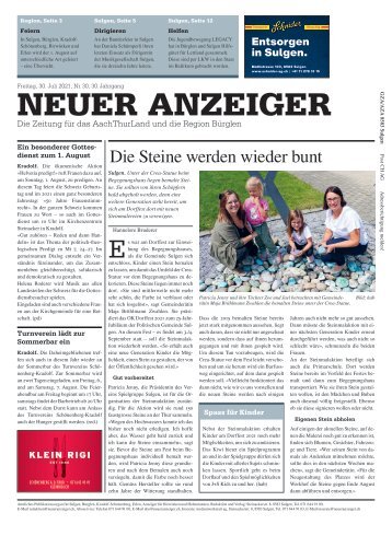 Neuer Anzeiger 30. Juli 2021