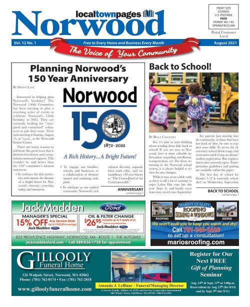 Norwood August 2021