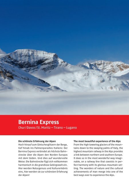 Bernina Express - Rhätische Bahn